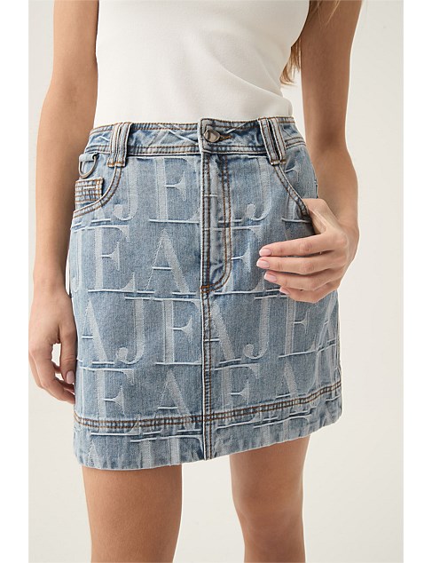 Nostalgia Denim Mini Skirt