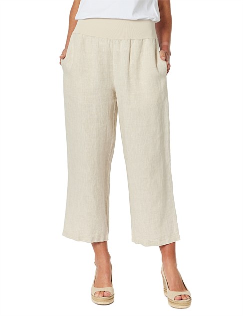 Linen Wide Leg Pant