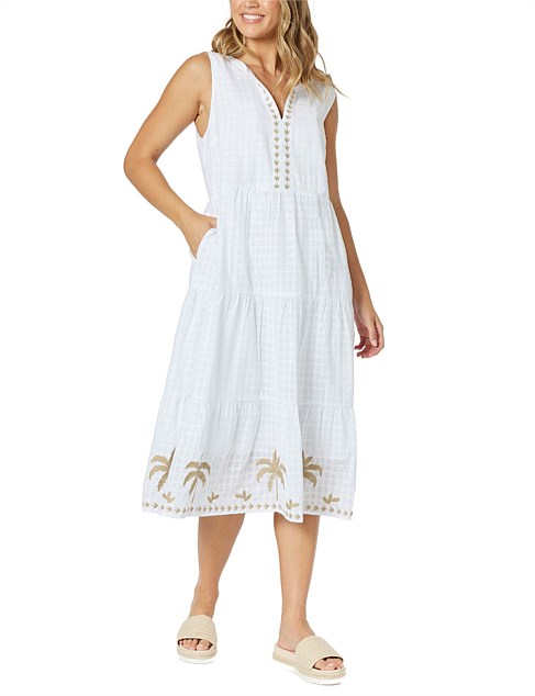 Oasis Embroidered Dress