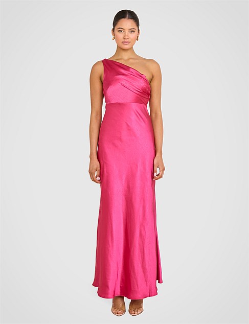 ANITA ONE SHOULDER SATIN GOWN