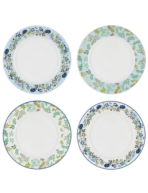 PORCELAINE DE CHINE DINNER PLATE 27CM Set 4