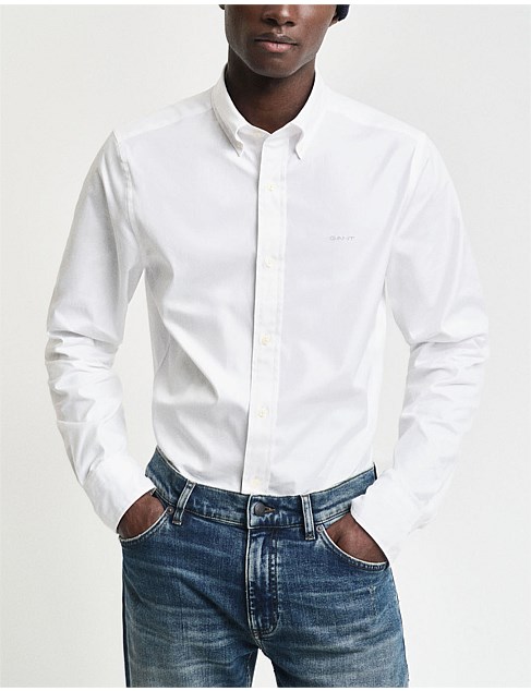 Slim Fit Pinpoint Oxford Shirt