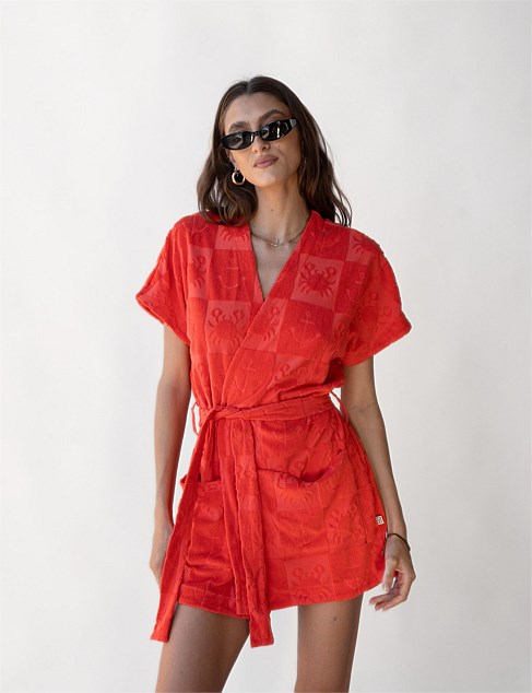 Seaside Terry Kimono Dress