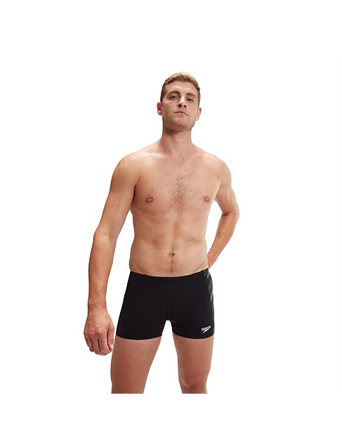 Mens Hyperboom Panel Aqua Short