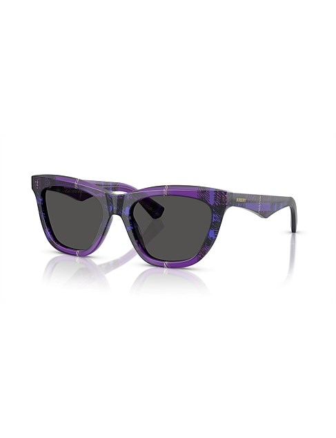 Cat Eye VIOLET DARK GREY Sunglasses