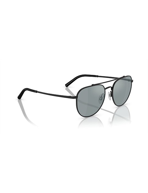 R-10 Pilot BLACK BLACK MIRROR POLAR Sunglasses