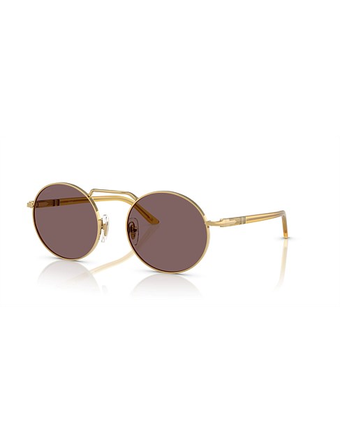 Rectangle GOLD VIOLET Sunglasses