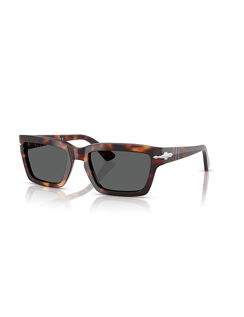 Rectangle HAVANA DARK GREY Sunglasses