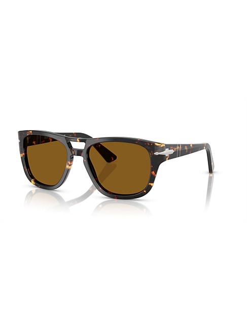 Square BROWN BROWN Sunglasses