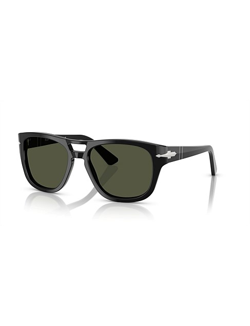 Square BLACK GREEN Sunglasses