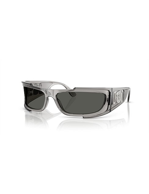 Rectangle GREY DARK GREY Sunglasses