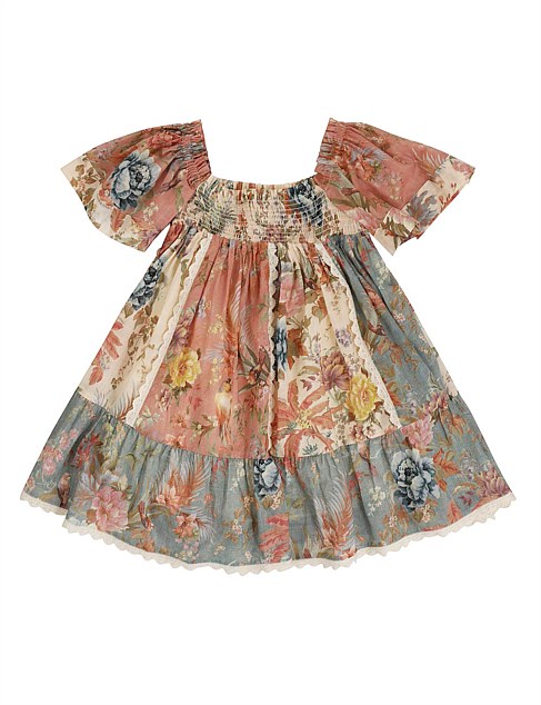 Tallow Paneled Frill Dress (2Yrs - 12 Yrs)