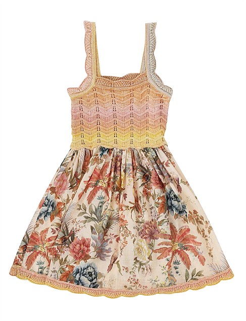 Tallow Knit Printed Dress (2Yrs - 12 Yrs)