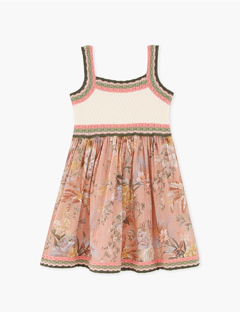 Tallow Knit Printed Dress (2Yrs - 12 Yrs)