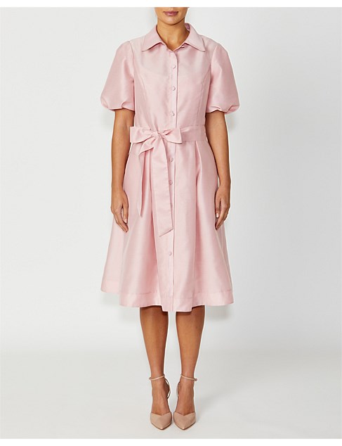 SIMONE PINK SHIRTDRESS