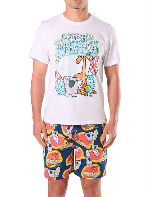 SURFIN KOALA & ROO KNIT/WOVEN PJ