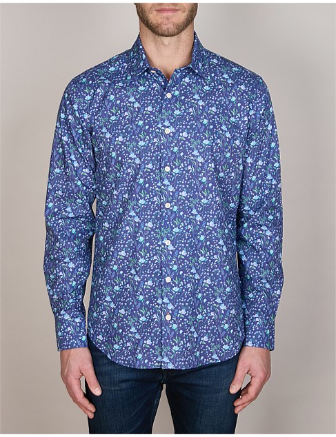 LS BLUE MEADOW DIGITAL PRINT SHIRT