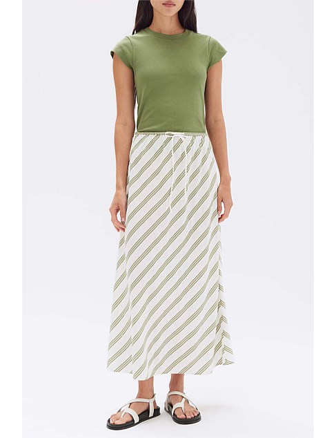 Isola Stripe Skirt