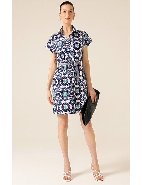 KING FISHER SHIFT DRESS