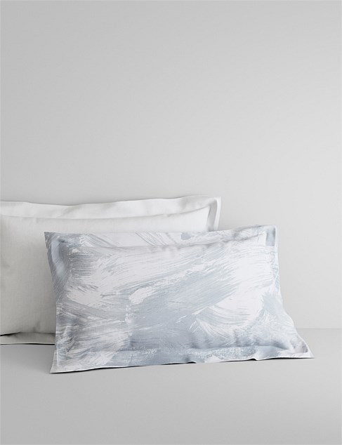 SORENO TAILORED PILLOWCASE PAIR IN MIRAGE BLUE