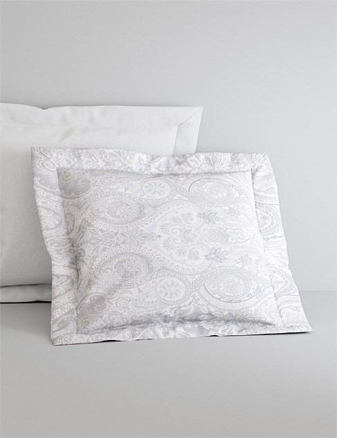 MARETTE TAILORED EUROPEAN PILLOWCASE IN ORIENT BLUE