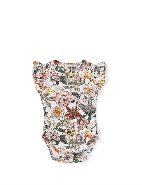 Australiana Short Sleeve Organic Bodysuit