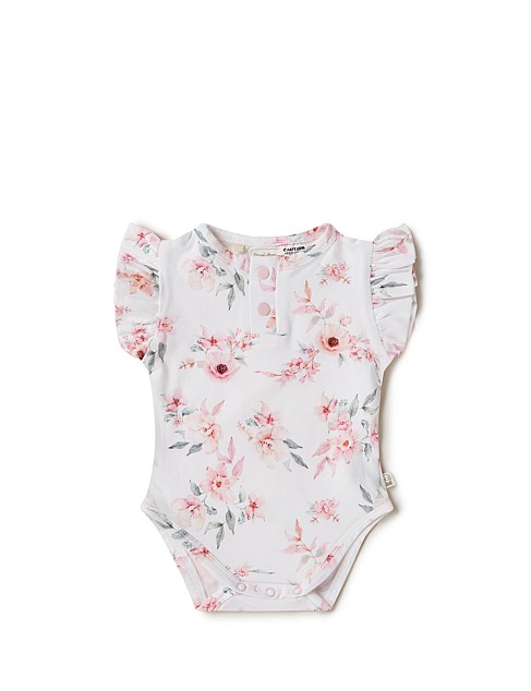 Camille Short Sleeve Organic Bodysuit