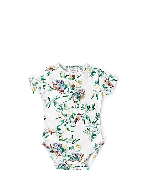 Eucalypt Short Sleeve Organic Bodysuit