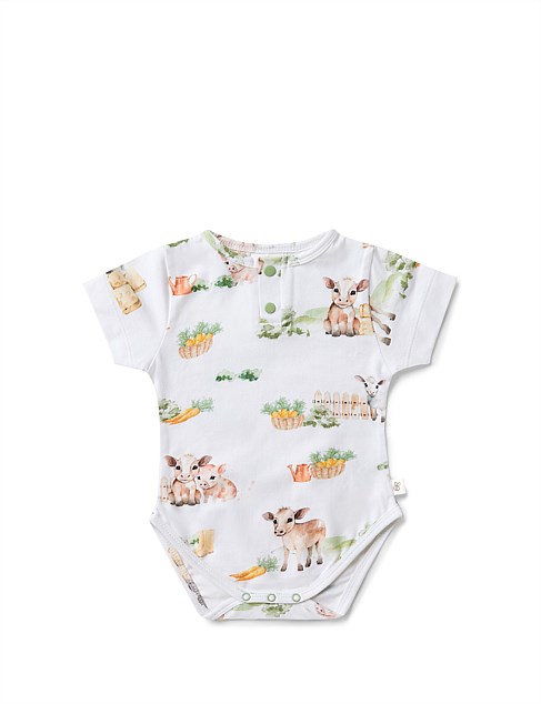 Farm Short Sleeve Organic Bodysuit