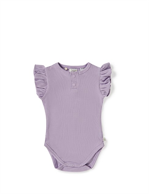 Jacaranda Short Sleeve Organic Bodysuit