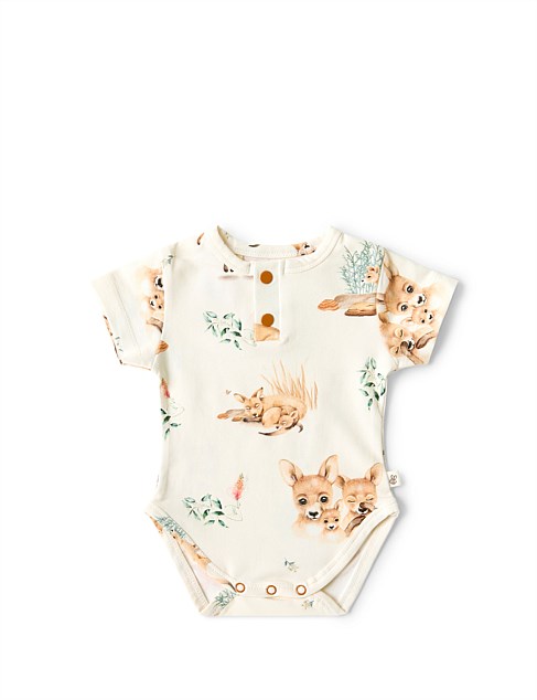 Kanga Short Sleeve Organic Bodysuit