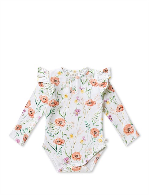 Meadow Long Sleeve Organic Bodysuit