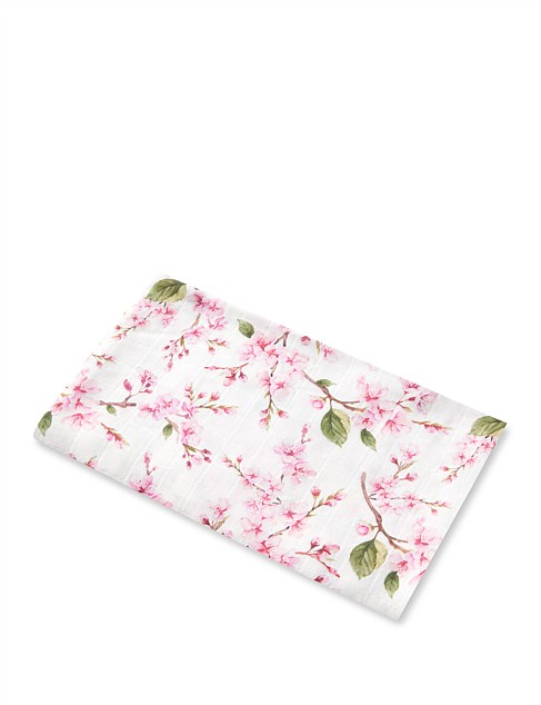 Cherry Blossom Organic Muslin Wrap