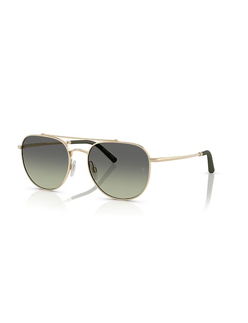 R-10 Pilot GOLD FOREST GRADIENT Sunglasses