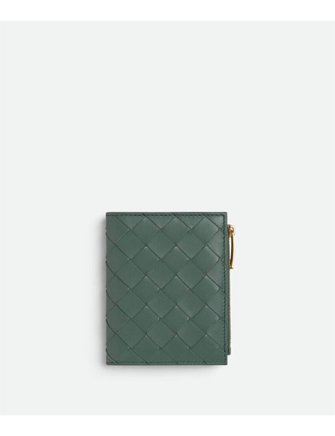 SMALL INTERCCIATO bi-fold Zip Wallet