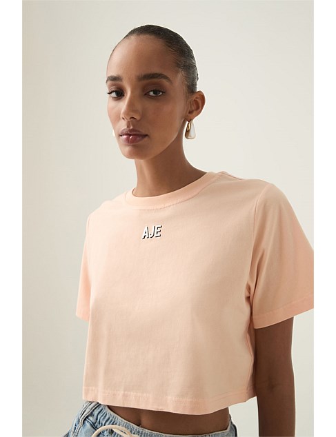 Breathe Embroidered Logo Tee