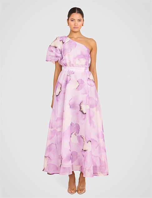 ZAILEE ONE SHOULDER MAXI DRESS