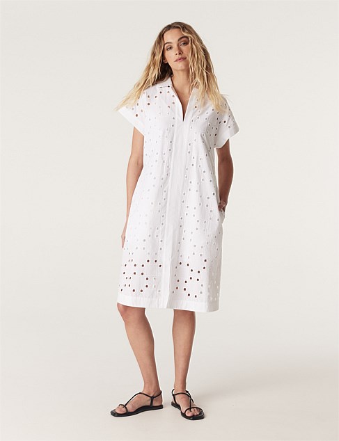 ALLY EMBROIDERED DRESS