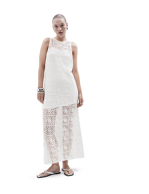 MACRAME MAXI DRESS