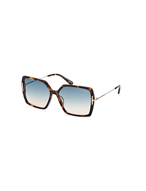 TOM FORD, JOANNA, DARK HAVANA, BUTTERFLY SHAPE