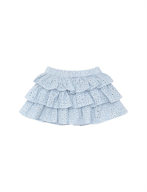 BRODERIE FRILL SKIRT