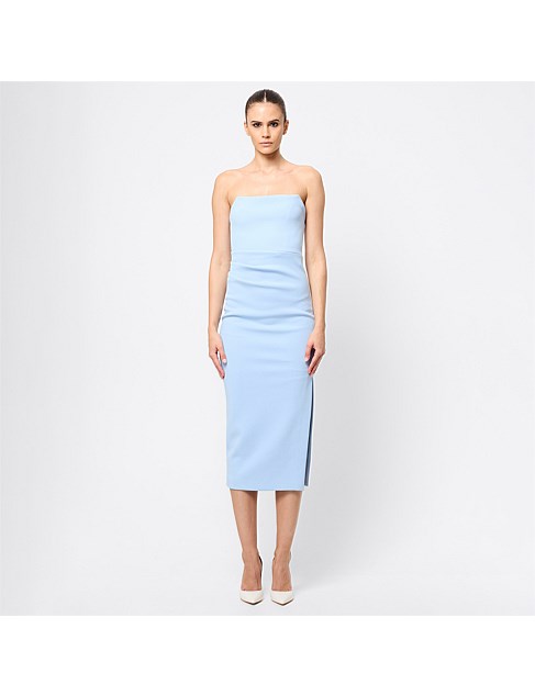 Revere Draped Midi Dress