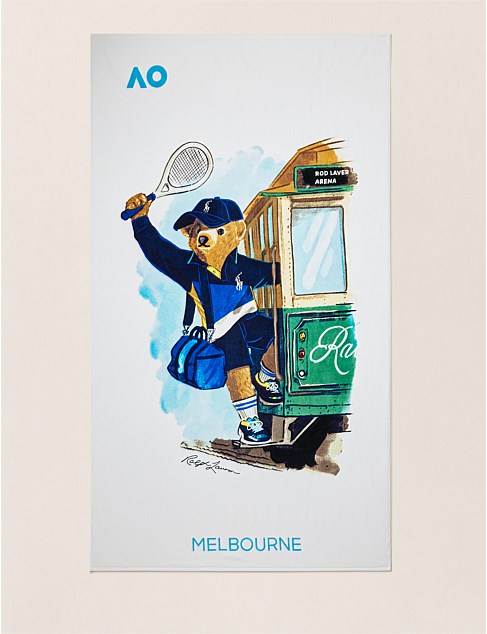 AUSTRALIAN OPEN POLO BEAR BEACH TOWEL