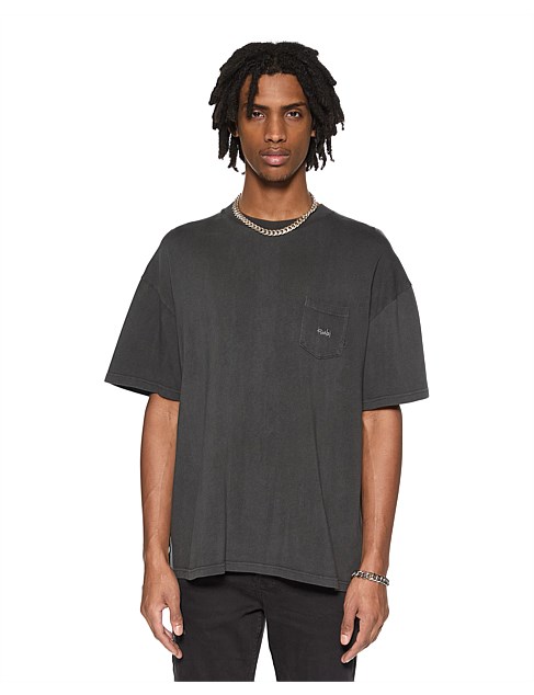 Est Pocket Short Sleeve Tee Old Black