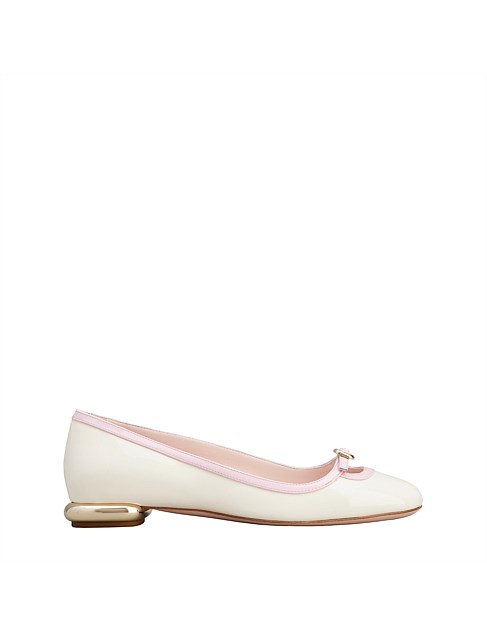 VIV' PODIUM BALLERINAS IN PATENT LEATHER