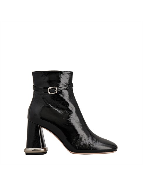 VIV' PODIUM BOOTIES IN PATENT LEATHER