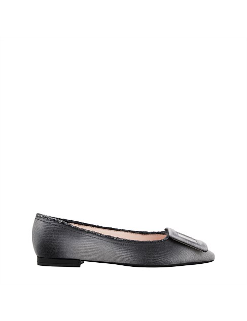 GOMMETTINE BALLERINAS IN DENIM