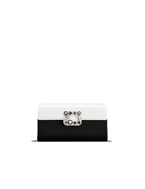 EFFLORESCENCE CLUTCH IN SATIN