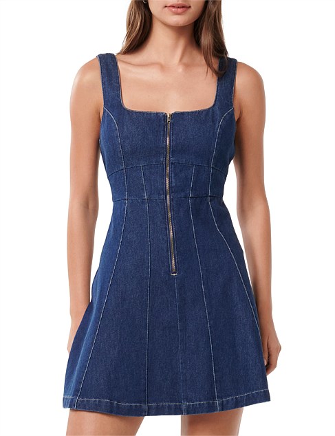 ALLISON MINI DENIM DRESS