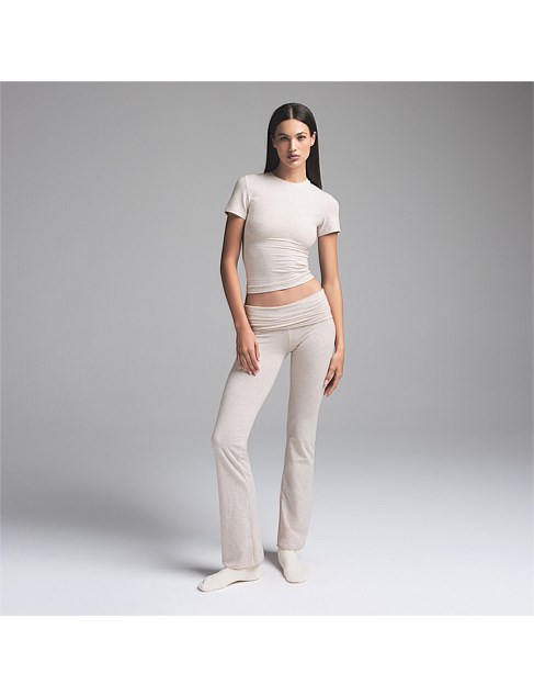 COTTON JERSEY FOLDOVER PANT